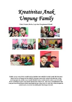 Kreativitas Anak Umpung Family
