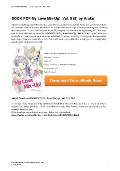 BOOK PDF My Love Mix-Up!, Vol. 5 (5) by Aruko