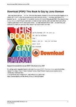 Download [PDF]! This Book Is Gay by Juno Dawson