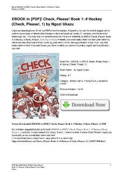 EBOOK in [PDF]! Check, Please! Book 1: # Hockey (Check, Please!, 1) by Ngozi Ukazu