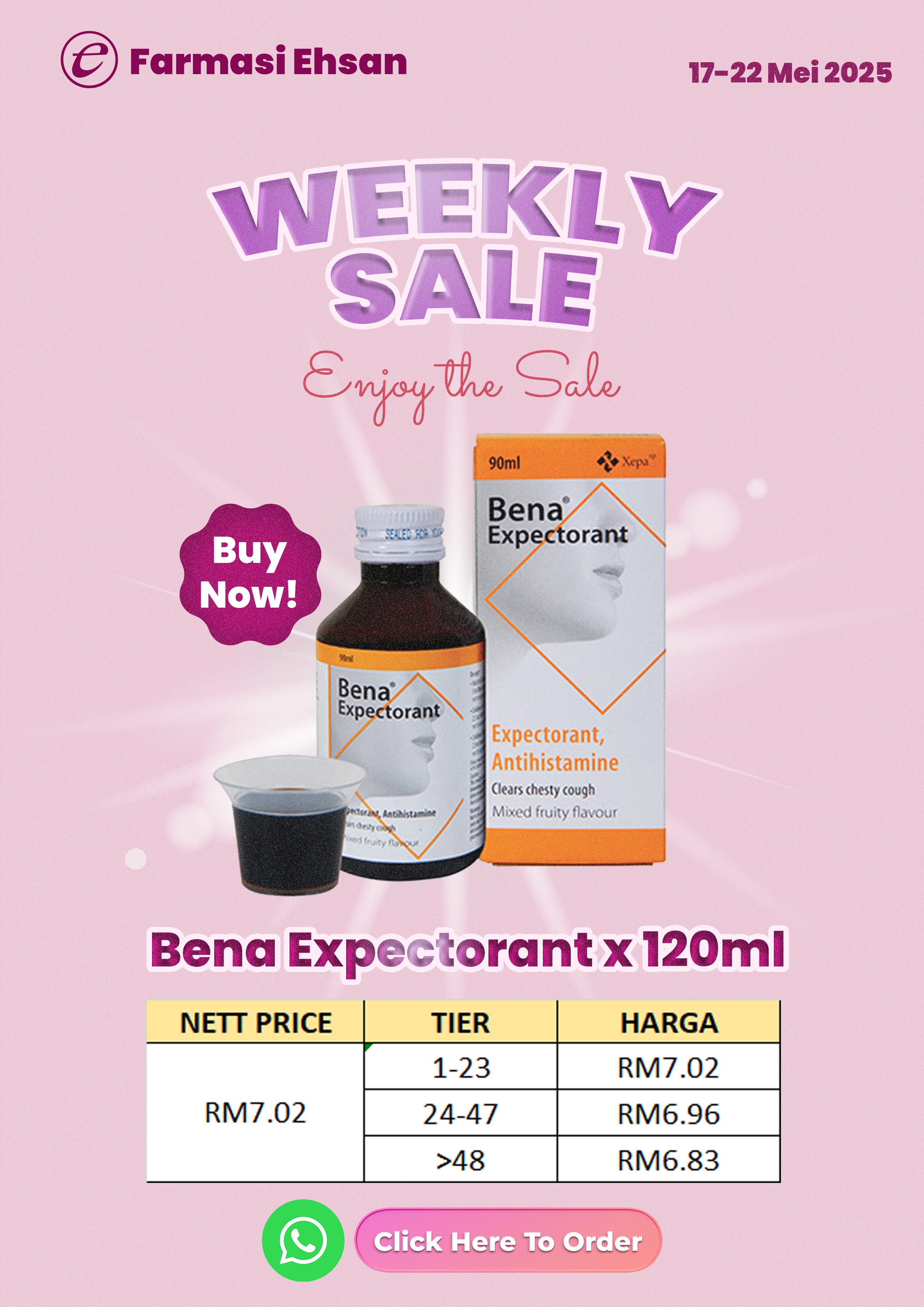 Promosi 17-22 Mei 2025