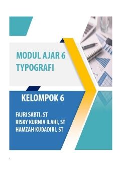 MODUL AJAR 6 TYPOGRAFI KELOMPOK 6