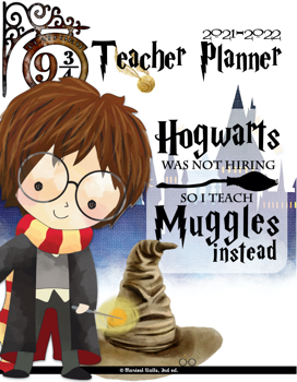 teacher planner 21-22 Harry Potter