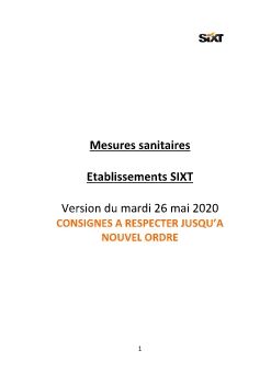 Mesures sanitaires  Siège de Saxe 