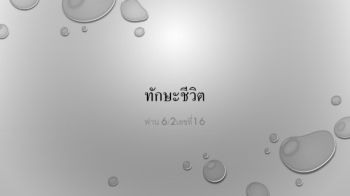 16ฟาน6-- งานทักษะชีวิต