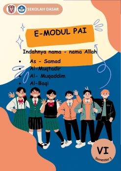 Template Bahan Ajar SD kelas VI - Asmaul Husna