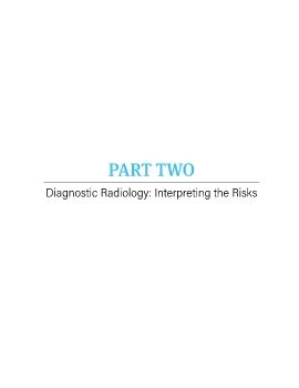 Diagnostic Radiology - Interpreting the Risks Part 2