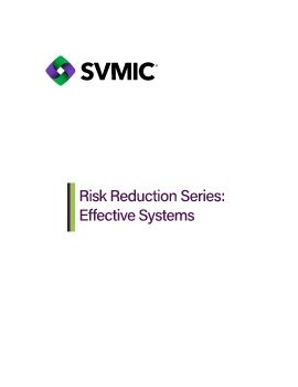 Risk Reduction Serie:  Effective Systems Part 1