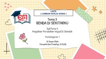 E-LKPD KELAS 3 TEMA 3  BENDA DI SEKITARKU