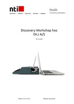 Discovery workshop med EKJ-1