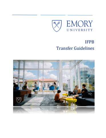 IFPB Transfers Guidelines