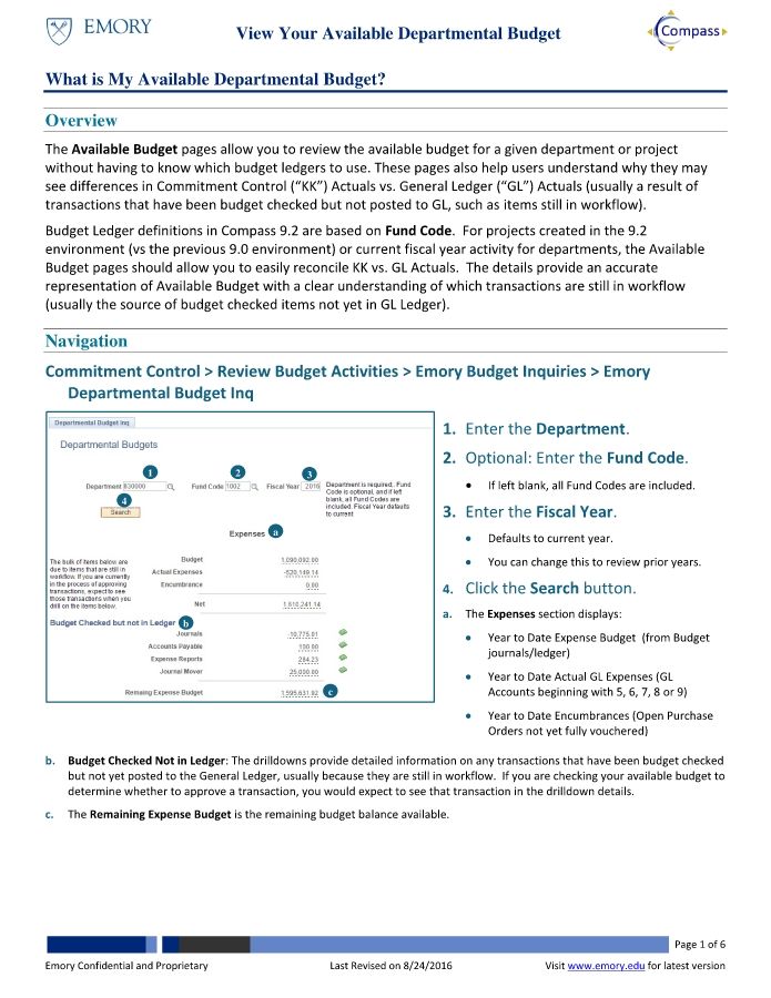 What is My Available Departmental Budget_Neat