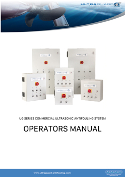 Ultraguard UG Series Operators Manual 2021