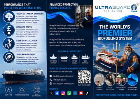 Ultraguard Antifouling Tri-Fold Leaflet