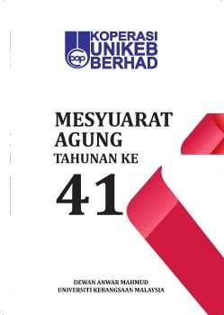 Laporan Tahunan MAT UNIKEB Ke 41