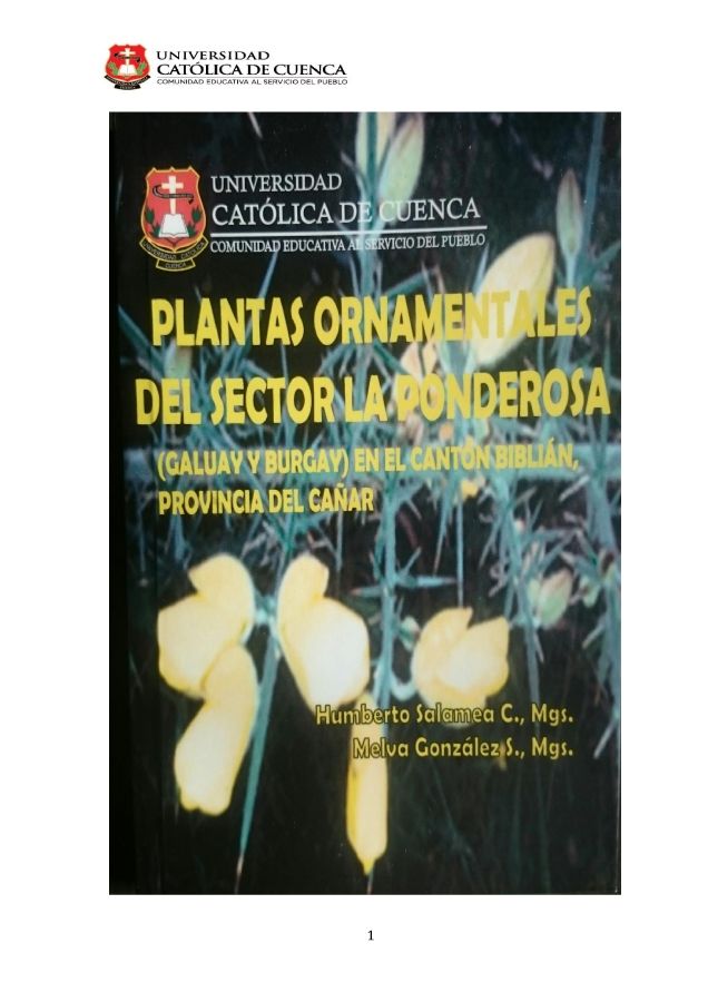 LIBRO SOBRE FLORA DEL BURGAY Y GALUAY  2016