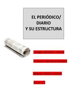 Estructura de un periódico