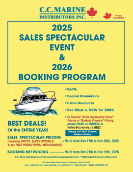 CC Marine 2025 Sales Spectacular Event 