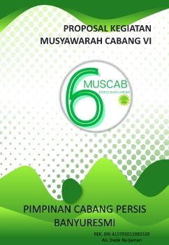 Proposal Muscab VI Persis Banyuresmi