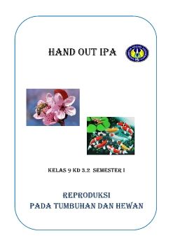 HANDOUT IPA KELAS 9