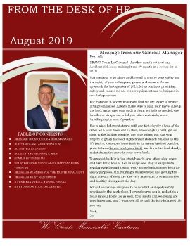 From the Desk of HR September 2019