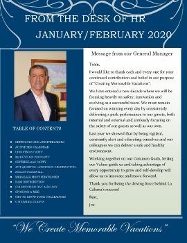 From the Desk of HR January 2020 edited