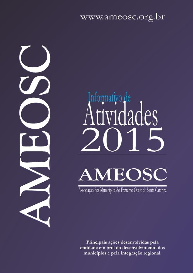 Informativo de atividades 2015 - AMEOSC