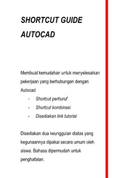 SHORTCUT AUTOCAD