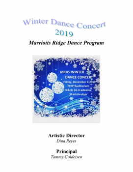 MRHS Winter Dance Concert 2019