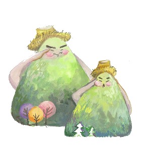 向山致敬 小插圖