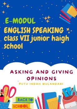 E-MODUL ASKING AND GIVING OPINION