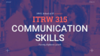 ITRW 315 | Presentation 1