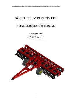 Operators Manual Trailing 6-8m 