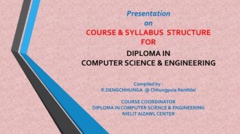 DIPLOMA IN COMPUTER SCIENCE & ENGINEERING