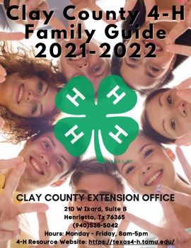  2021-2022 Clay Co. 4-H Family Guide