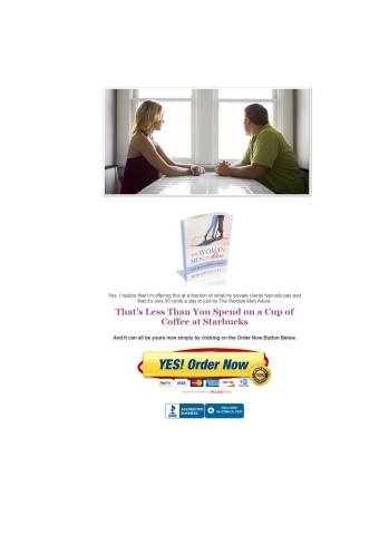 The woman men adore and never want to leave PDF FREE DOWNLOAD