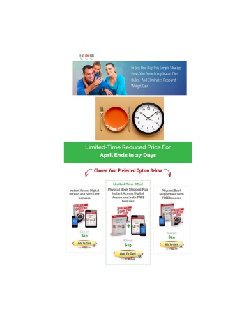 Brad Pilon: Eat Stop Eat PDF EBook PDF Free Download
