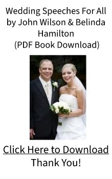 Wedding Speeches For All by John Wilson PDF FREE Download