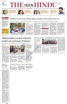 The Hindu 3 Mrch 2019 Ad Free