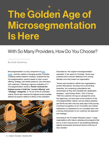 Forrester Names Illumio a Leader in The Forrester Wave™: Microsegmentation Solutions