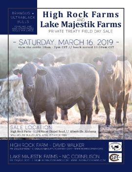 HRF and LM Private Treaty Field Day Sale Spring 2019