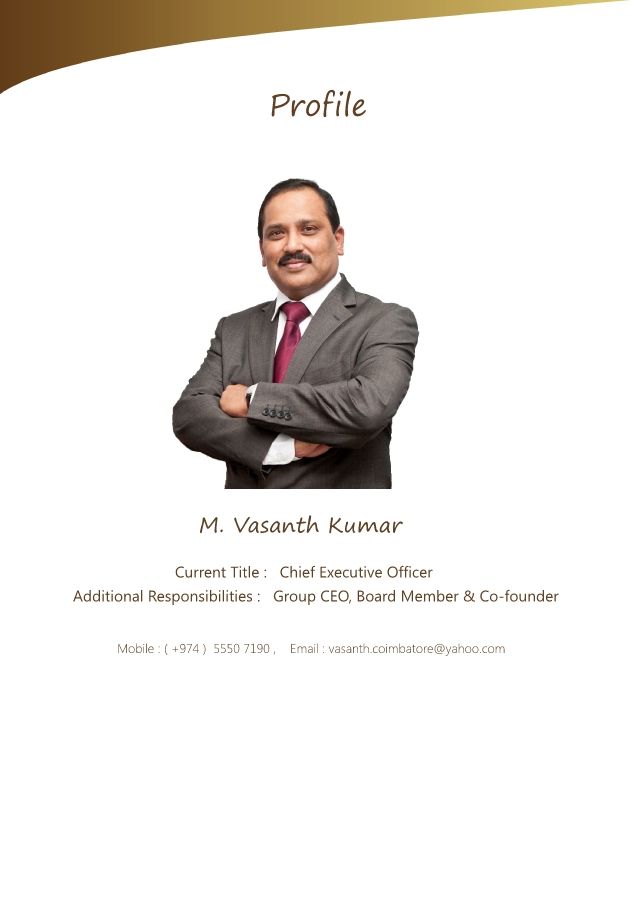 Vasanth Kumar Profile