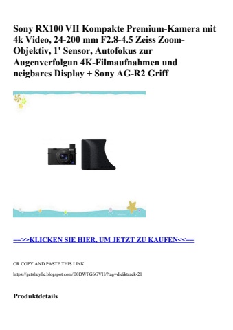 1968 sony rx100 vii kompakte premium-kamera mit 4k video  24-200 mm f2