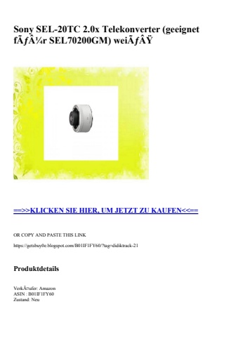 6975 sony sel-20tc 2