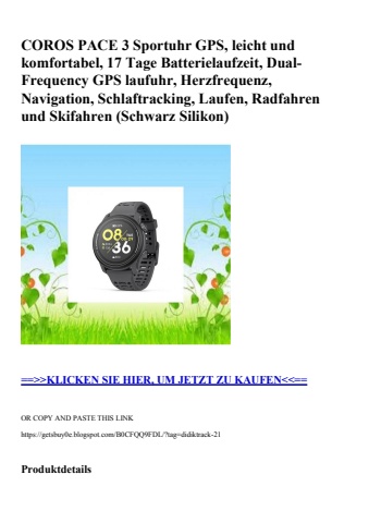9943 coros pace 3 sportuhr gps  leicht und komfortabel  17 tage batterielaufzeit  dual-frequency gps lau