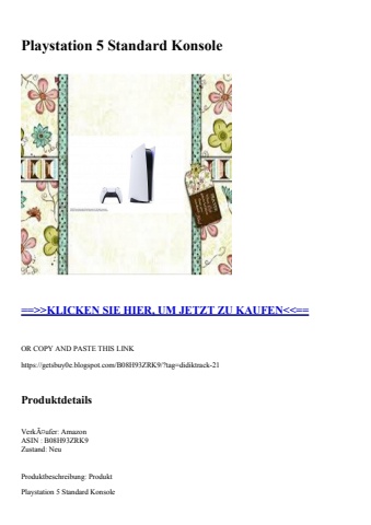 4733 playstation 5 standard konsole