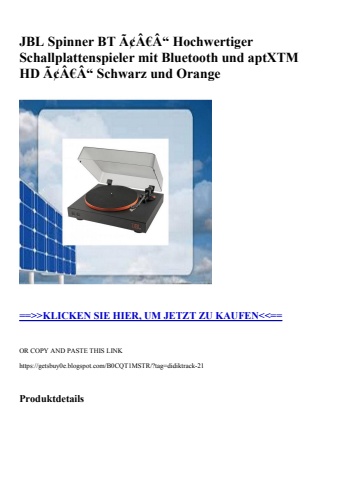 5861 jbl spinner bt ã¢â€â“ hochwertiger schallplattenspieler mit bluetooth und aptxtm hd ã¢â€â“ schwarz