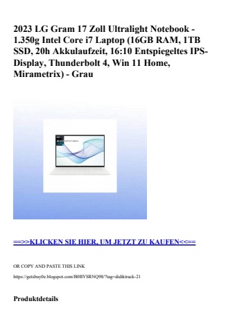 3786 2023 lg gram 17 zoll ultralight notebook - 1