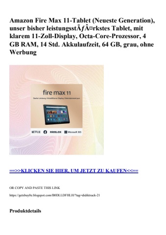 8153 amazon fire max 11-tablet  neueste generation   unser bisher leistungsstãƒâ¤rkstes tablet  mit klar