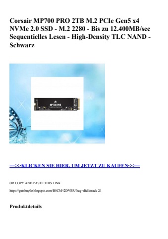 2907 corsair mp700 pro 2tb m